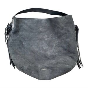 Rebecca minkoff suede shoulder bag fringe